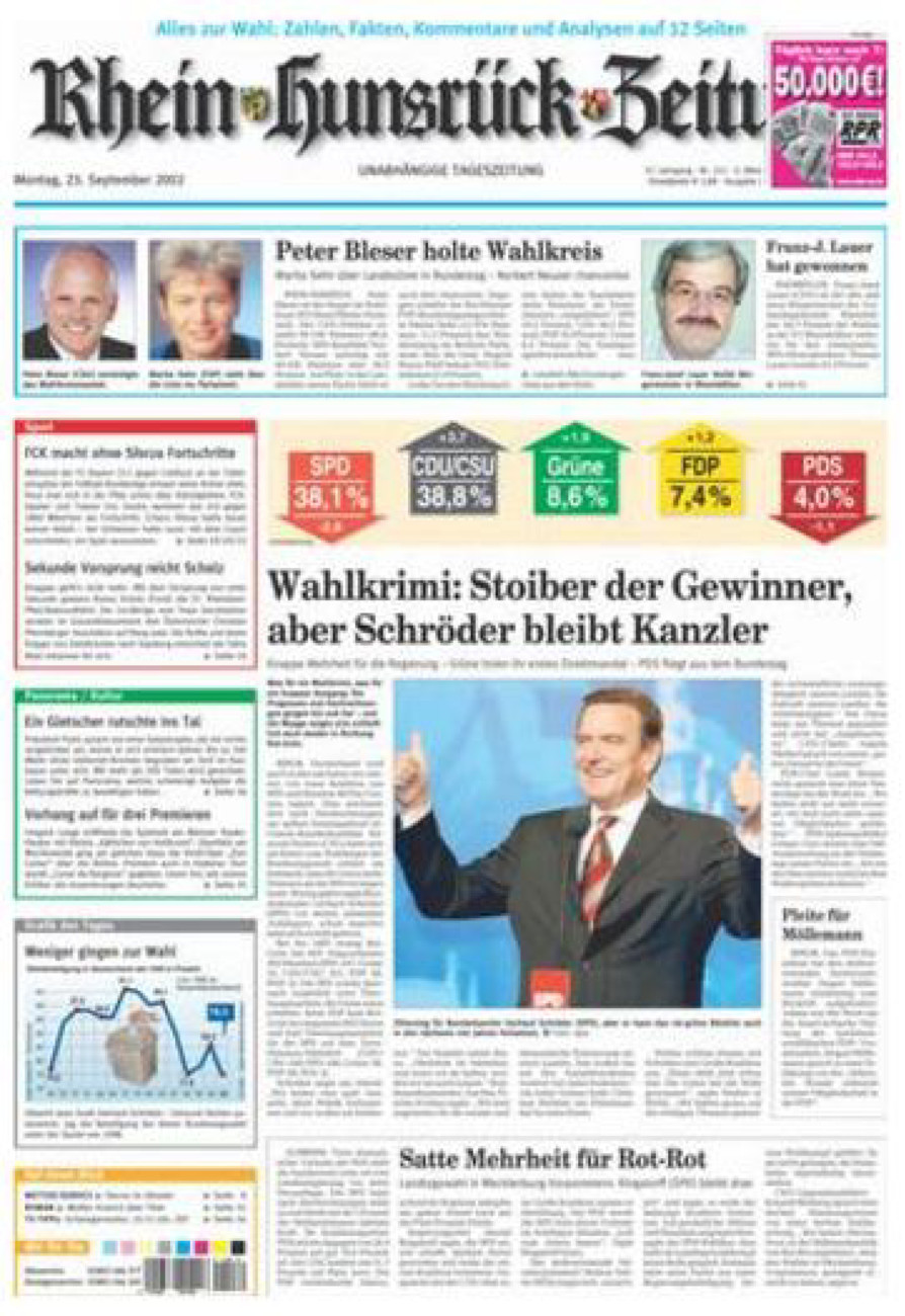 Rhein-Hunsrück-Zeitung vom Montag, 23.09.2002