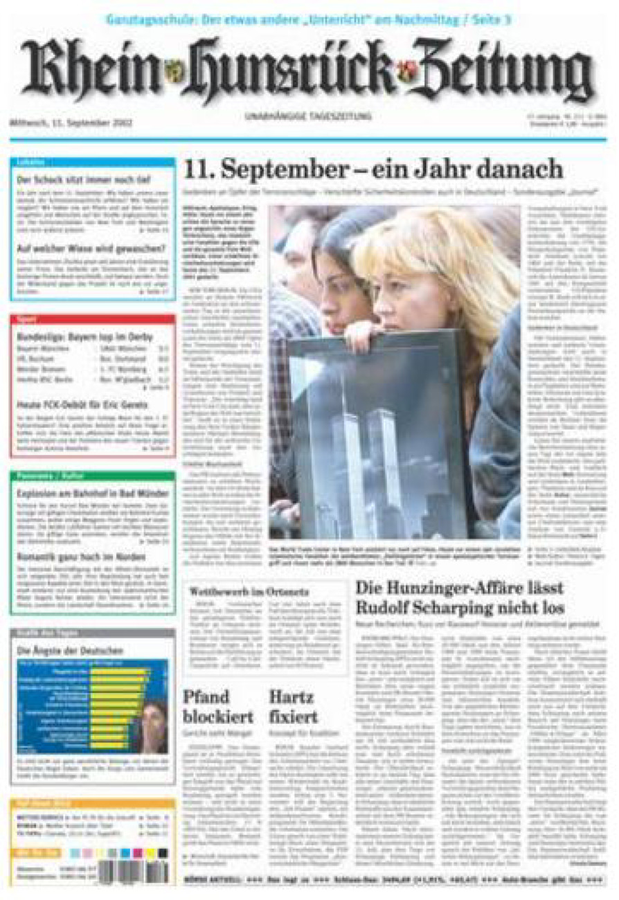 Rhein-Hunsrück-Zeitung vom Mittwoch, 11.09.2002