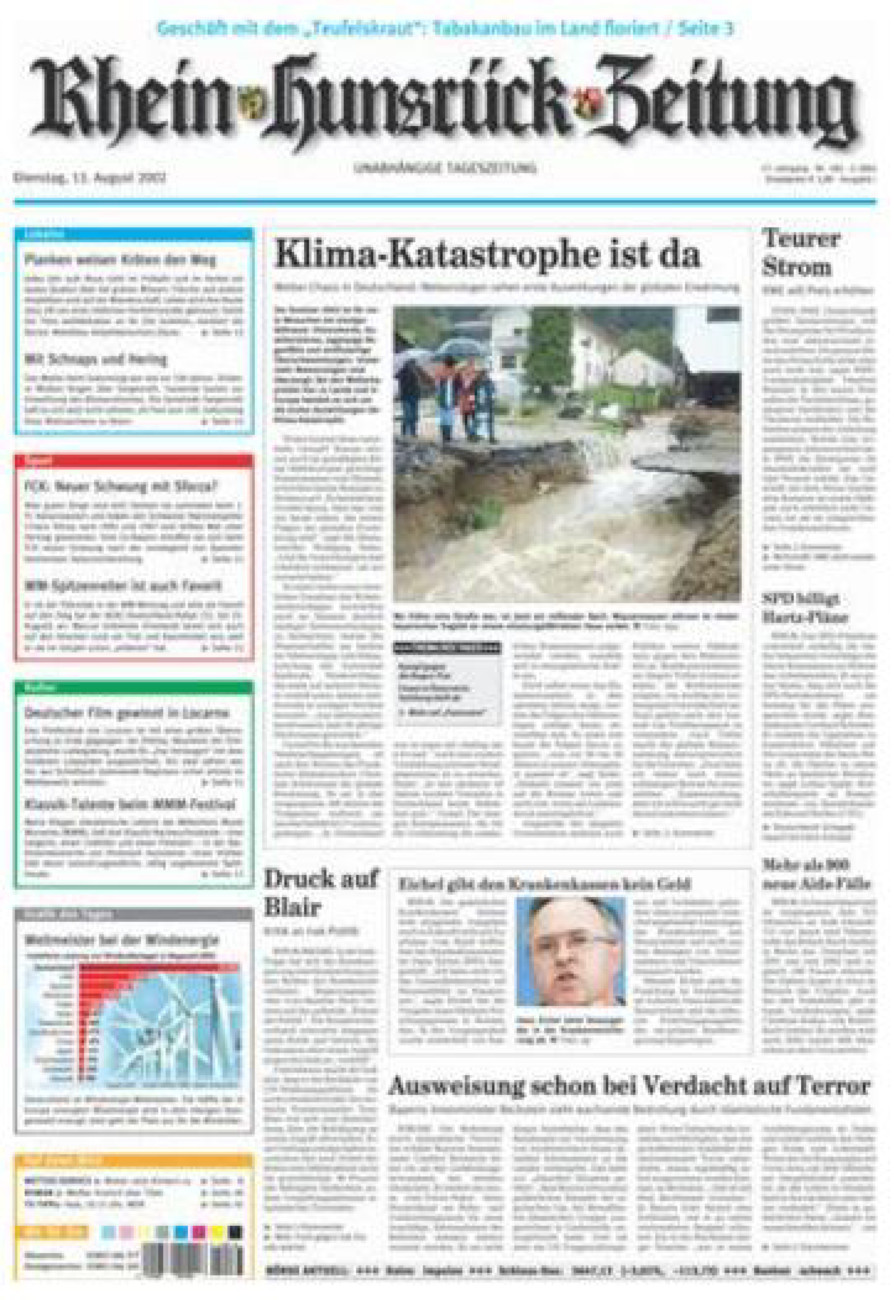Rhein-Hunsrück-Zeitung vom Dienstag, 13.08.2002