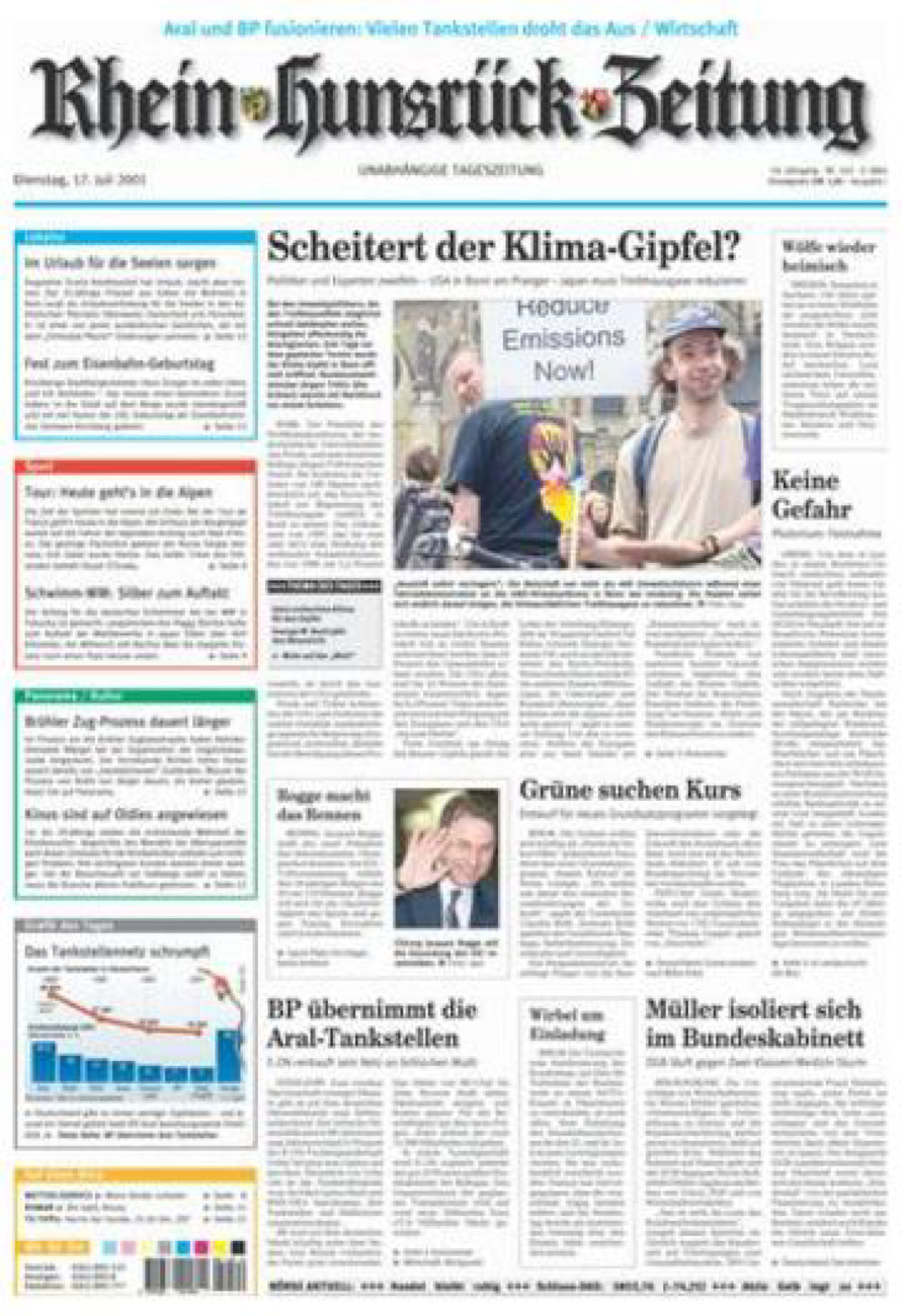 Rhein-Hunsrück-Zeitung vom Dienstag, 17.07.2001