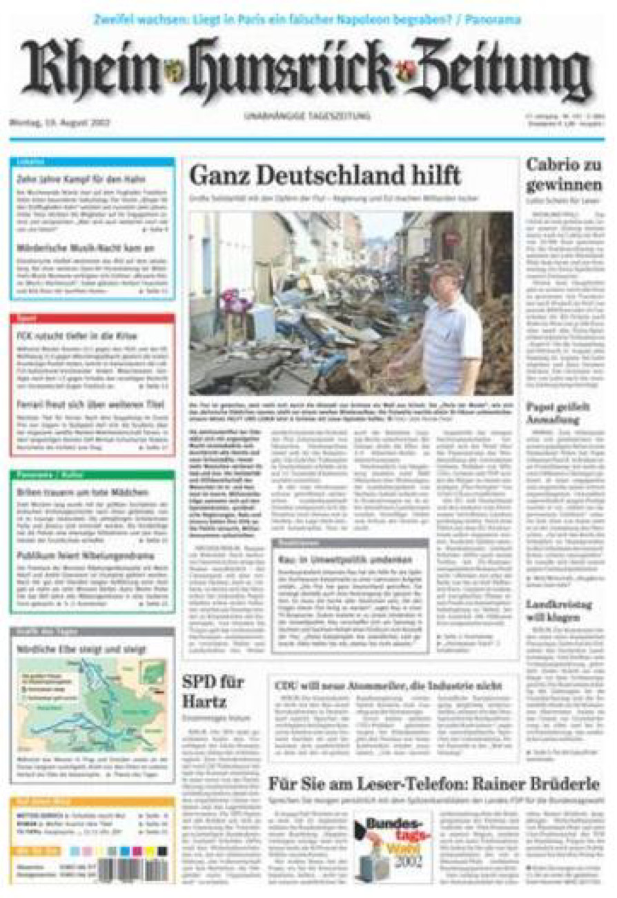 Rhein-Hunsrück-Zeitung vom Montag, 19.08.2002