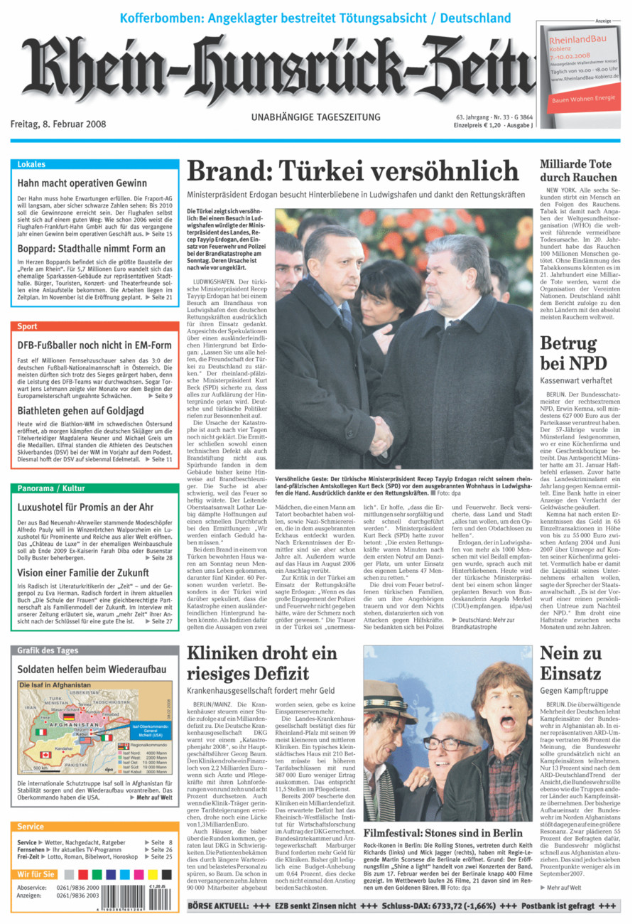 Rhein-Hunsrück-Zeitung vom Freitag, 08.02.2008